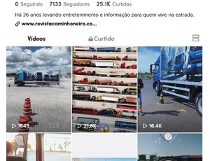 TikTok: saiba quais perfis de caminhoneiro seguir