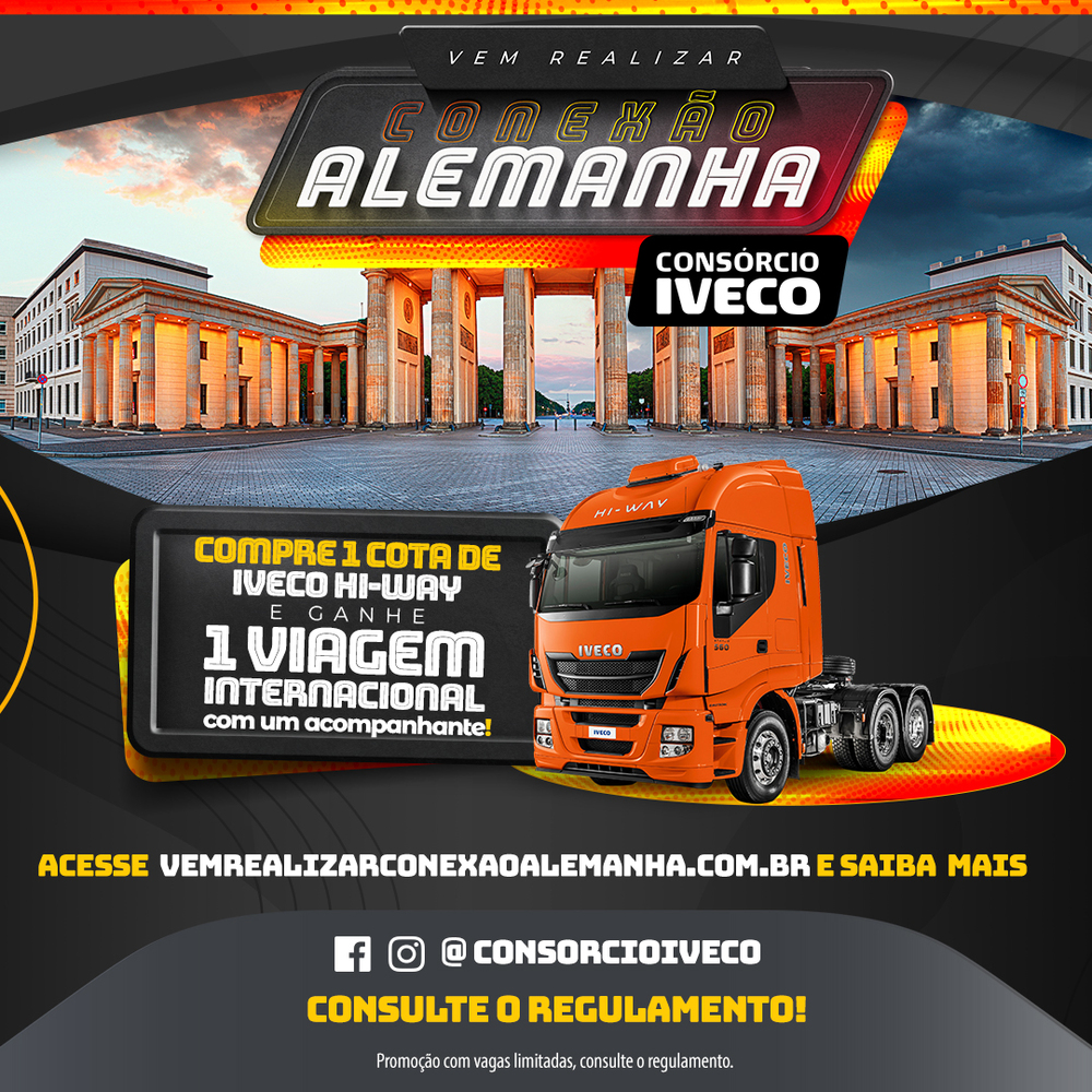 Consórcio Iveco lança promoção para levar clientes à Berlim