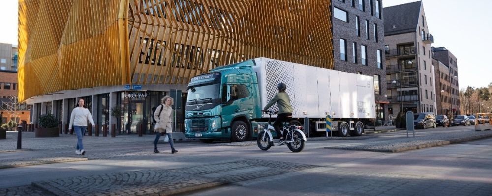 Volvo cria sons especiais para seus caminhões elétricos na Europa