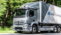 eActros da MB celebra sua estreia mundial