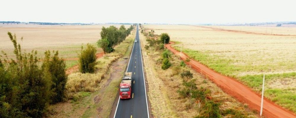 Novo trecho de pista revitalizada e recuperada na BR-376/MS