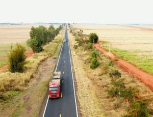 Novo trecho de pista revitalizada e recuperada na BR-376/MS