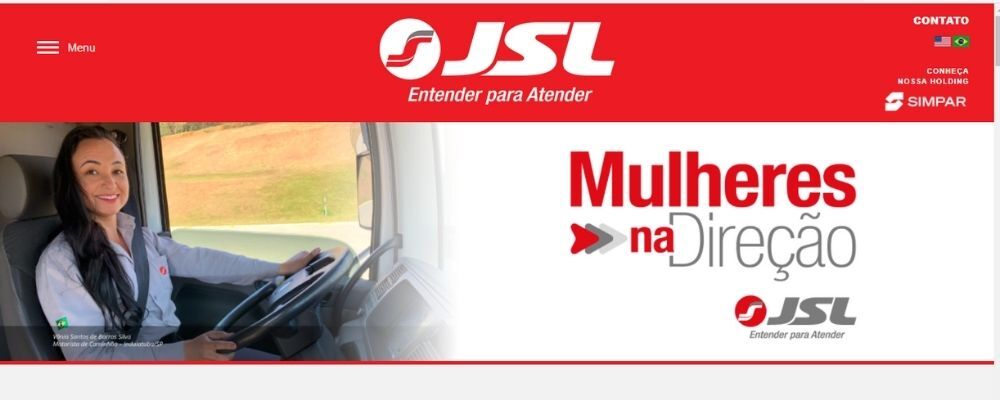 JSL lança programa para contratar motoristas mulheres