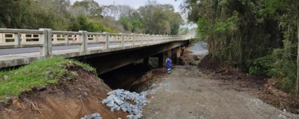 BR-290/RS: DNIT avança com manutenção da ponte sobre o Arroio Bossoroca