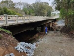 BR-290/RS: DNIT avança com manutenção da ponte sobre o Arroio Bossoroca