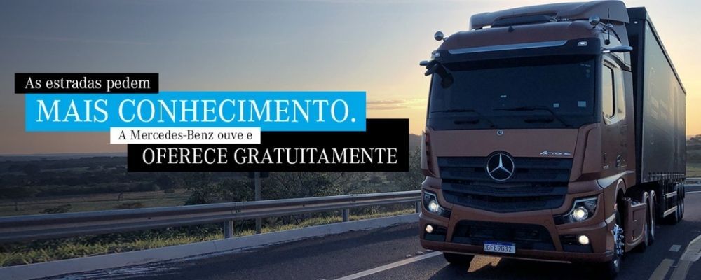 Curso gratuito: Projeto da Mercedes-Benz oferece treinamentos e prêmios a caminhoneiros