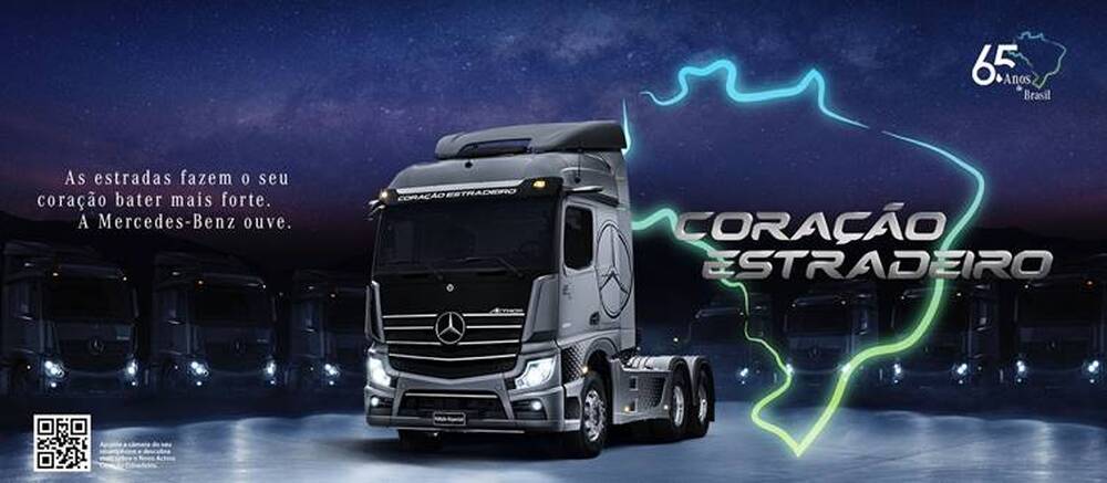 Mercedes-Benz lança série especial do Novo Actros “Coração Estradeiro”