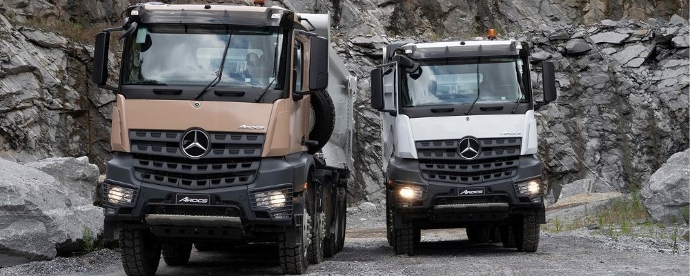 Lançamento: Mercedes-Benz apresenta extrapesado basculante Arocs 8x4 