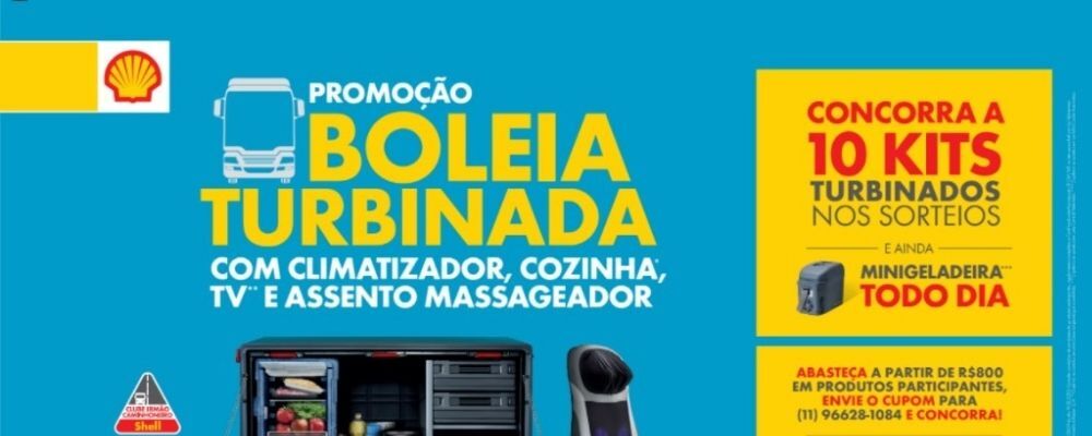 Shell lança promoção Boleia Turbinada com prêmios exclusivos