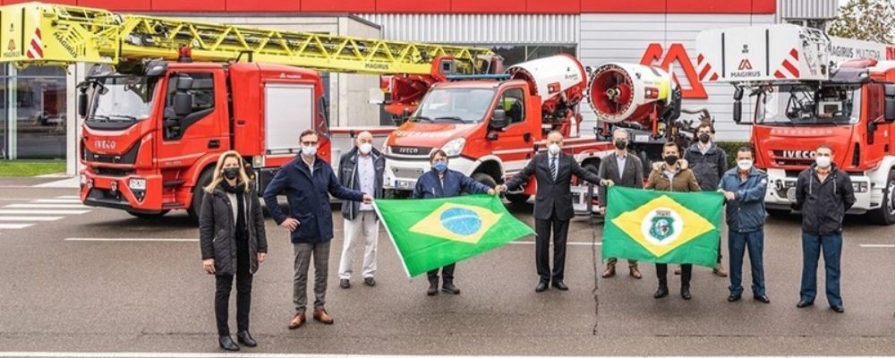  Magirus entrega veículos de combate a incêndio para o estado do Ceará