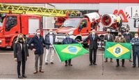  Magirus entrega veículos de combate a incêndio para o estado do Ceará