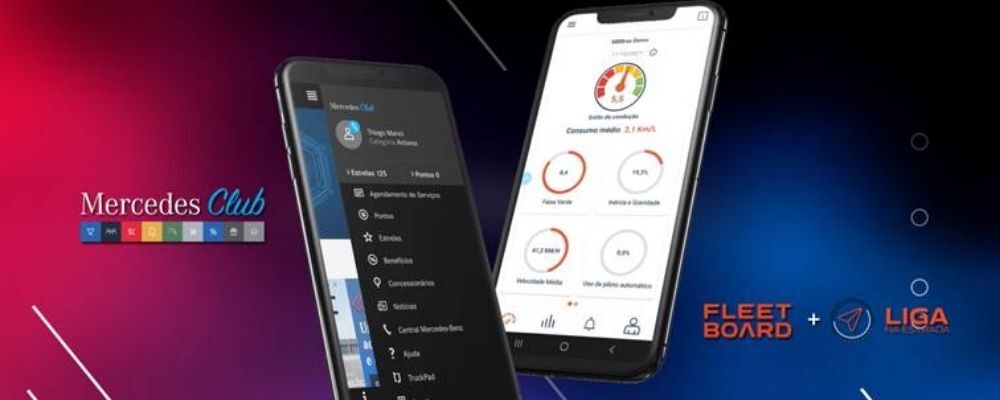 Apps Mercedes-Benz melhoram a disponibilidade dos caminhões para os clientes