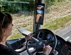 Europa: Scania segue tendência e introduz retrovisores digitais em seus caminhões