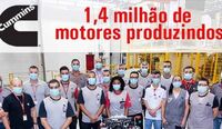 Cummins comemora produção de 1,4 milhão de motores