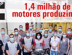 Cummins comemora produção de 1,4 milhão de motores