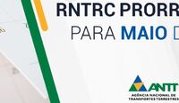 RNTRC é prorrogado para 31 de maio de 2022