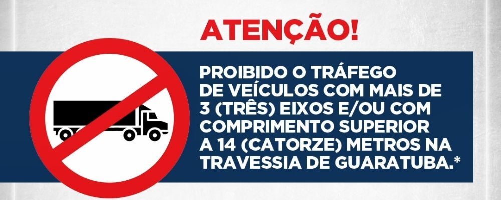 Ferry boat de Guaratuba, PR, tem restrição de tamanho de veículos durante a temporada