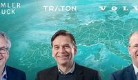 Traton, Daimler Truck e Volvo assinam acordo de joint venture para a rede europeia de carregamento 