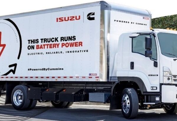 Cummins e Isuzu anunciam colaboração de caminhões elétricos de bateria 