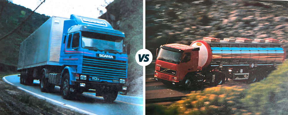 Scania X Volvo: a guerra pelo conforto da década de 90 (Arquivo RC)