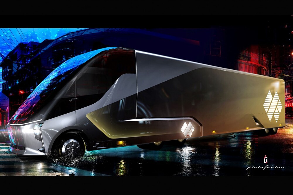 Pininfarina projeta caminhão elétrico com 300 km de autonomia