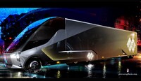 Pininfarina projeta caminhão elétrico com 300 km de autonomia