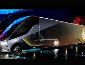 Pininfarina projeta caminhão elétrico com 300 km de autonomia