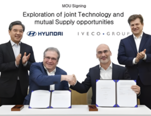 Iveco Group e Hyundai Motor Company assinam memorando de intenções para colaboração futura