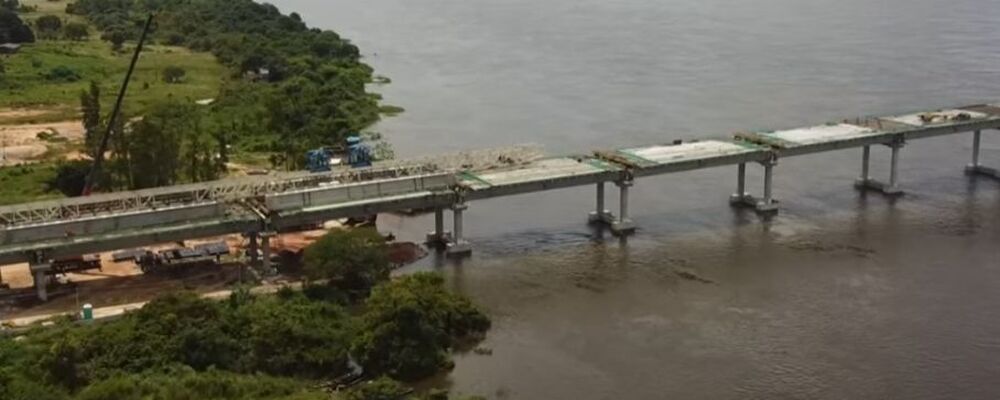 Maior ponte do Tocantins atinge 52% de conclusão e eliminará travessia por balsa 