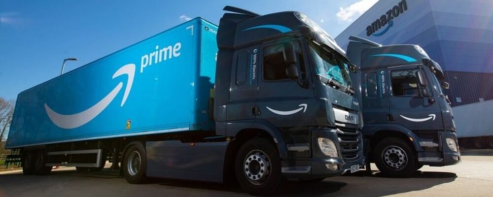DAF entrega cinco caminhões CF Electric à Amazon UK