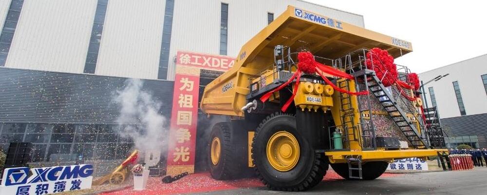 Internacional: XCMG lança maior caminhão do mundo para mineração
