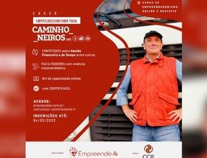 Programa gratuito de empreendedorismo para caminhoneiros tem vagas abertas