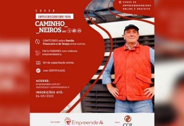 Programa gratuito de empreendedorismo para caminhoneiros tem vagas abertas