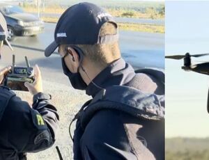 Polícia Rodoviária Federal está usando os drones para aplicar multas nas estradas