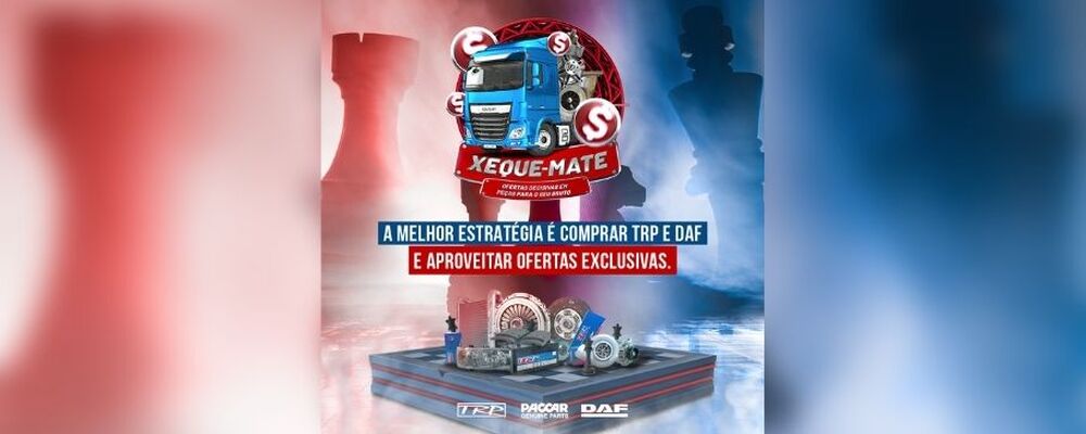 Paccar Parts realiza promoção nacional “Xeque-Mate” com descontos de até 50%