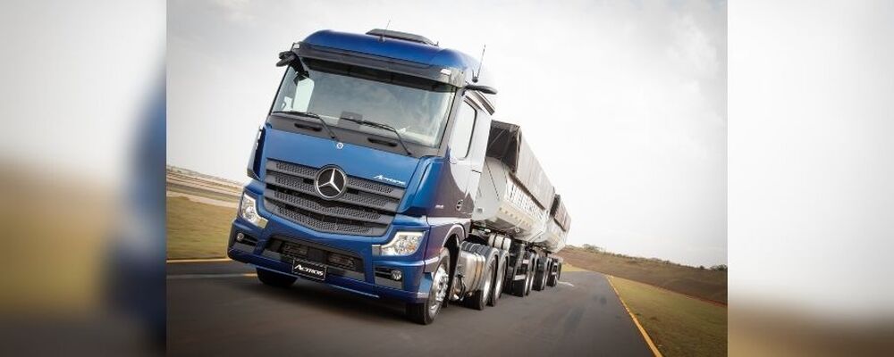 Mercedes-Benz volta à rota da safra e realiza test-drive do Actros em Uruguaiana