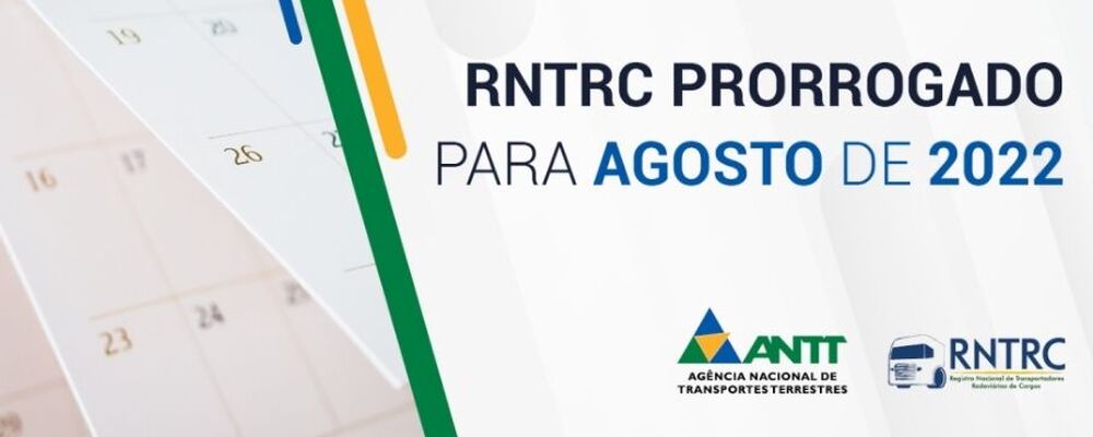 ANTT prorroga validade dos certificados do RNTRC para 31 de agosto 