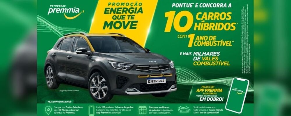 Nova promoção dos Postos Petrobras sorteará dez carros híbridos
