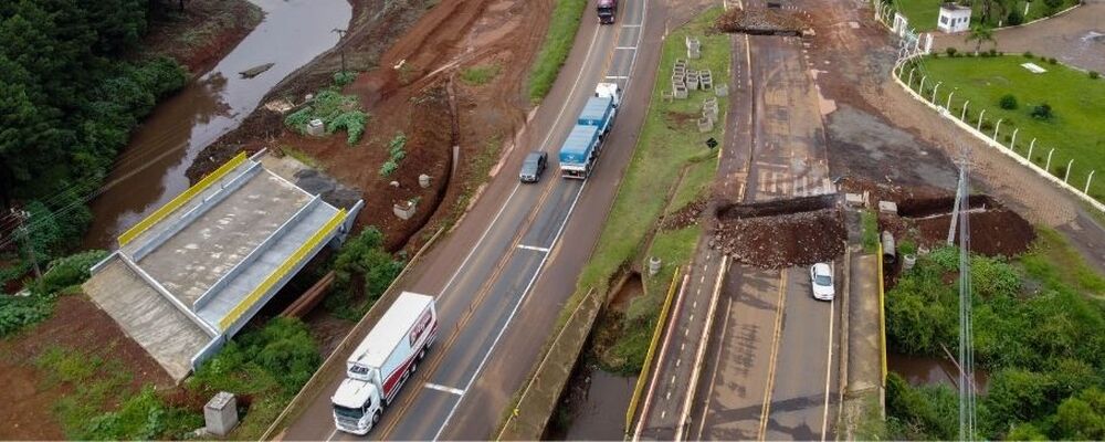 BR-277 tem bloqueio em Guarapuava para obra de nova trincheira a partir desta quarta