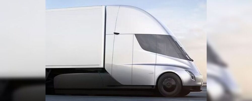 Caminhão Tesla Semi 100% elétrico possui 800 km de autonomia