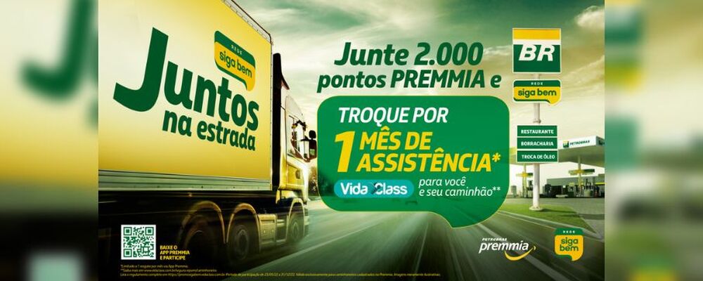 Promoção da Rede Siga Bem premia caminhoneiros com um mês de assistência Vida Class