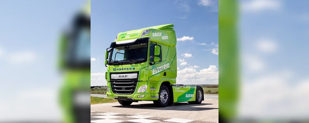 DAF fornece caminhão elétrico para uma das principais empresas de logística da Europa