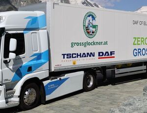 DAF CF Electric conquista o desfiladeiro mais desafiante da Europa