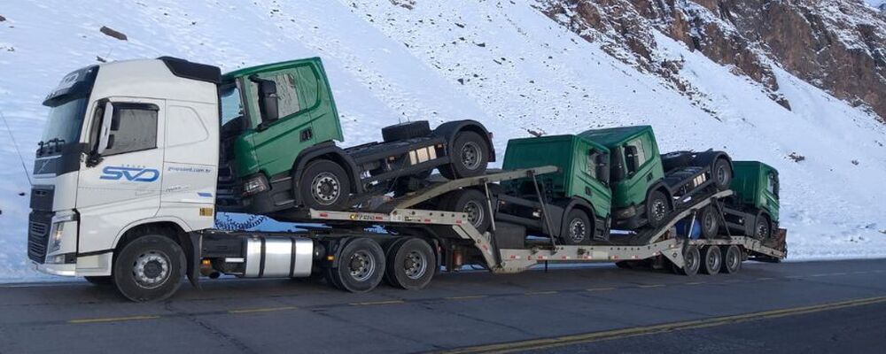SVD leva caminhões brasileiros para países da América do Sul