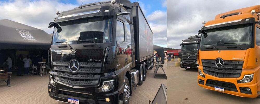 Mercedes-Benz volta à rota da safra e realiza test-drive do Actros em Tocantins