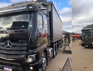 Mercedes-Benz volta à rota da safra e realiza test-drive do Actros em Tocantins