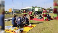 CCR faz simulado de acidente com produto perigoso na rodovia dos Bandeirantes
