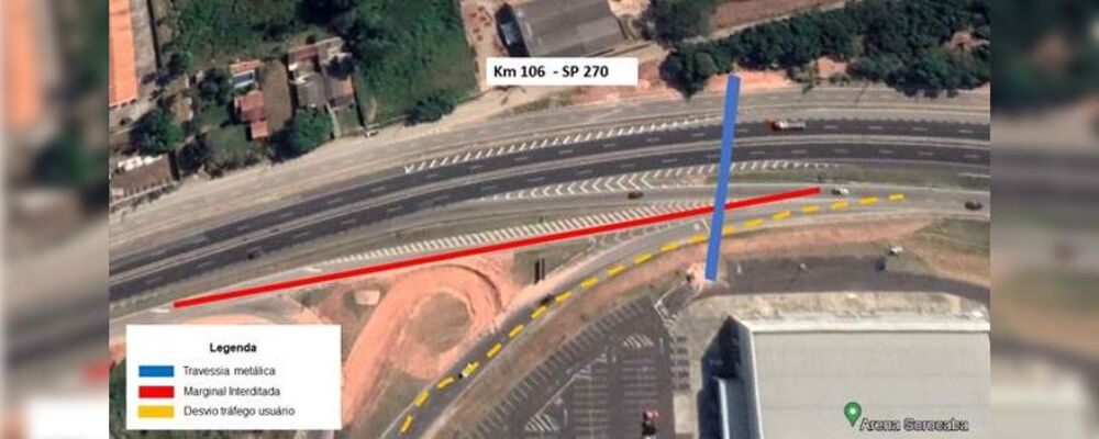 CCR ViaOeste fará interdição total no km 106 da Raposo Tavares