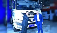 1º caminhão movido a gás natural na Índia sai da linha de produção, equipado pela FPT Industrial