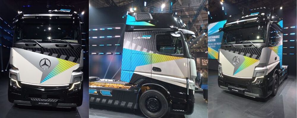 Com energia para o amanhã: Mercedes-Benz Trucks apresenta pela primeira vez o eActros LongHaul para transporte de longa distância no IAA Transportation 2022, em Hannover  